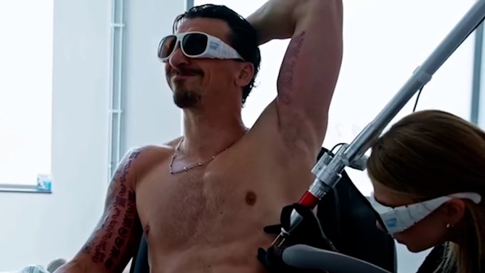 Zlatan Ibrahimović hat Schmerzen bei der Tattoo-Entfernung