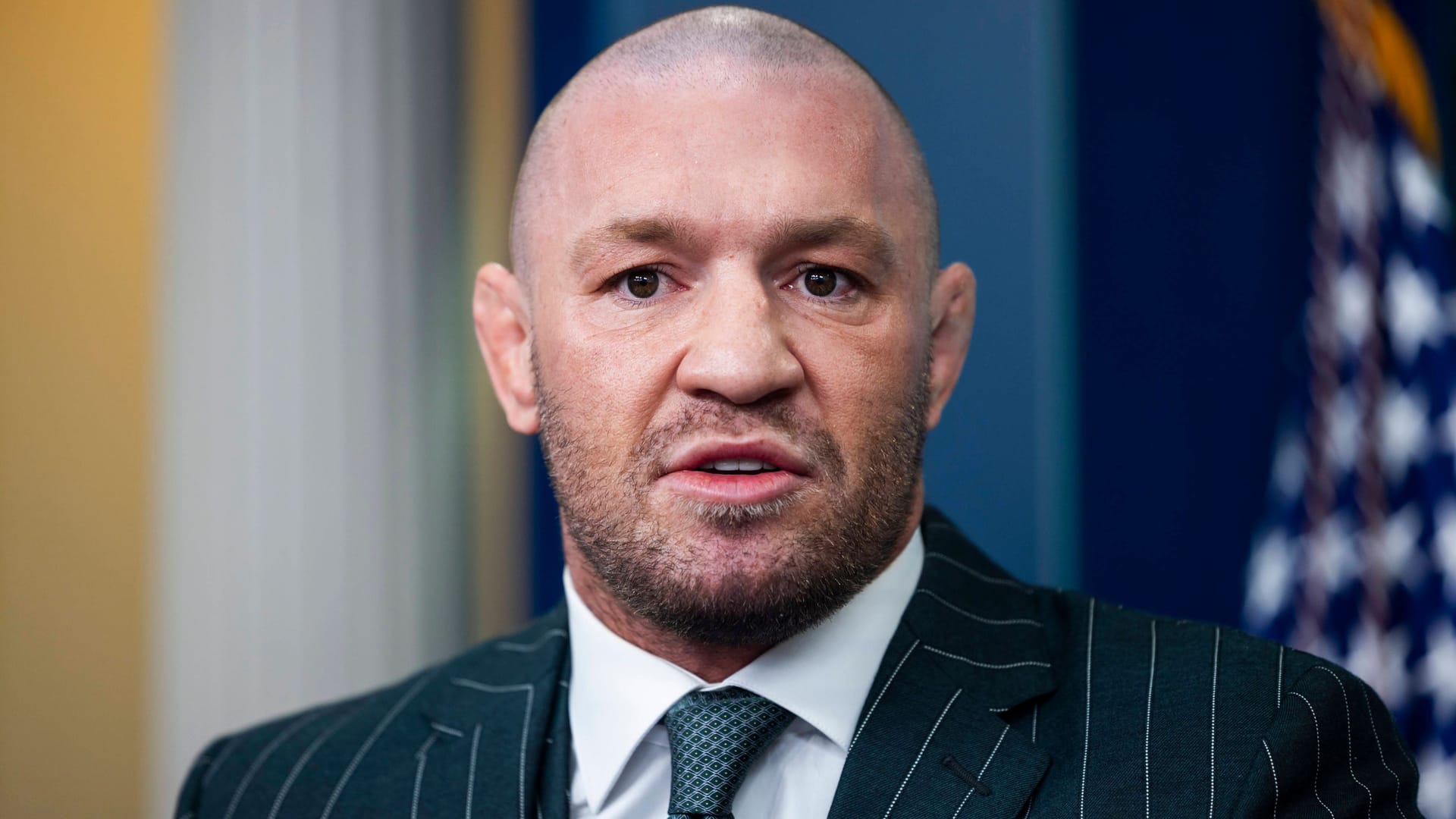 Conor McGregor at the appointment in the White House in March 2025: The MMA fighter repeatedly excited with controversial statements.