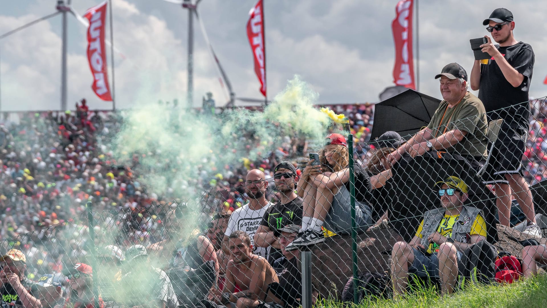 MotoGP am Sachsenring: Most fans came because of the driving performance of the pilots (archive picture).