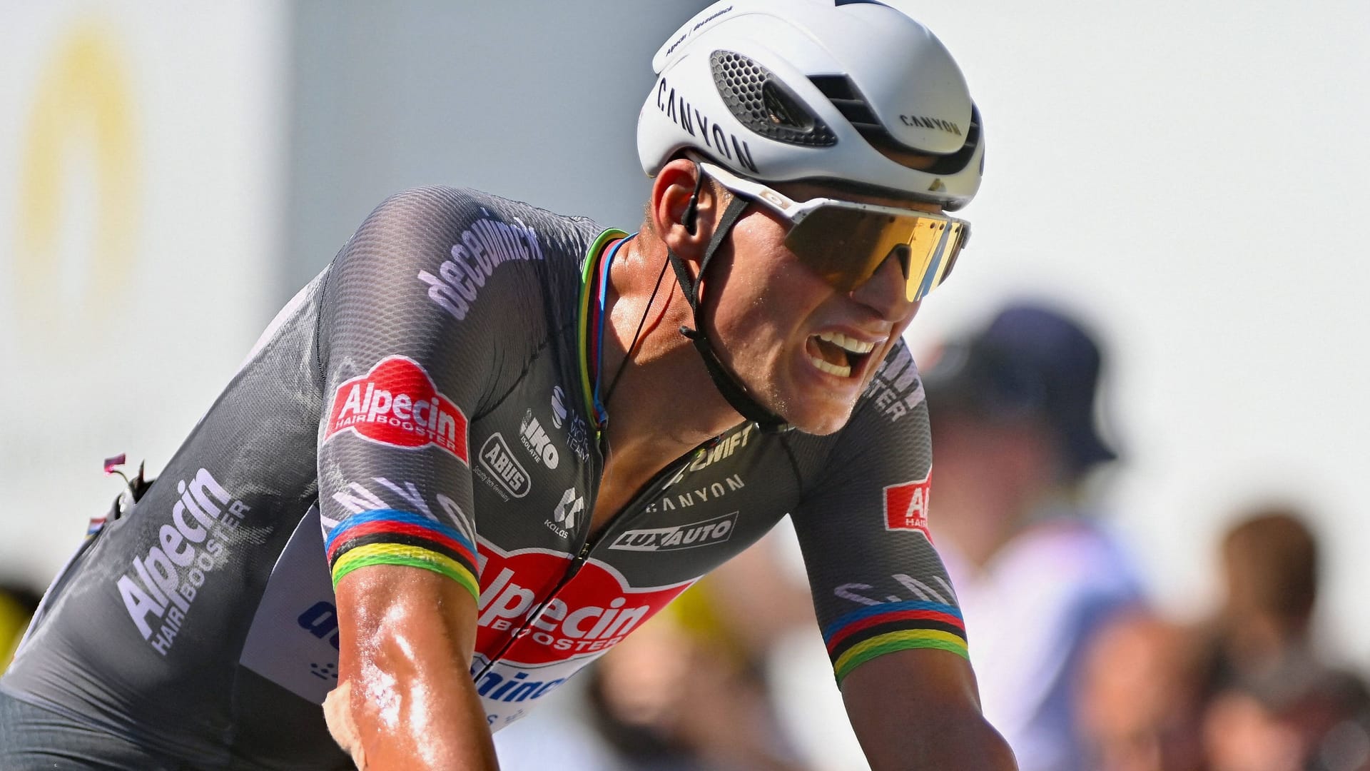 Mathieu van der Poel: He won the cyclocross World Cup this year.