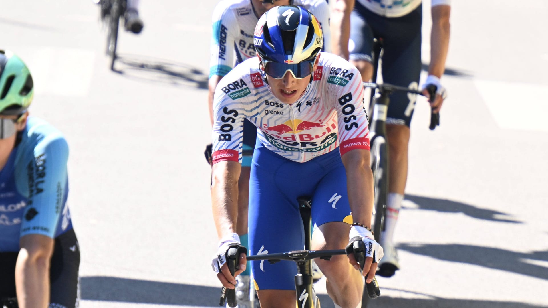 Strong performance: Florian Lipowitz at this year's Tour de France.