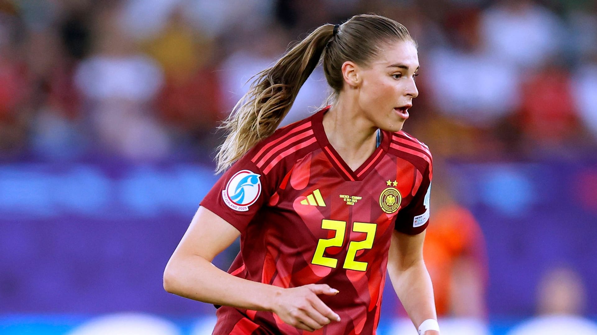 Jule Brand: So far she has achieved two EM goals for Germany.