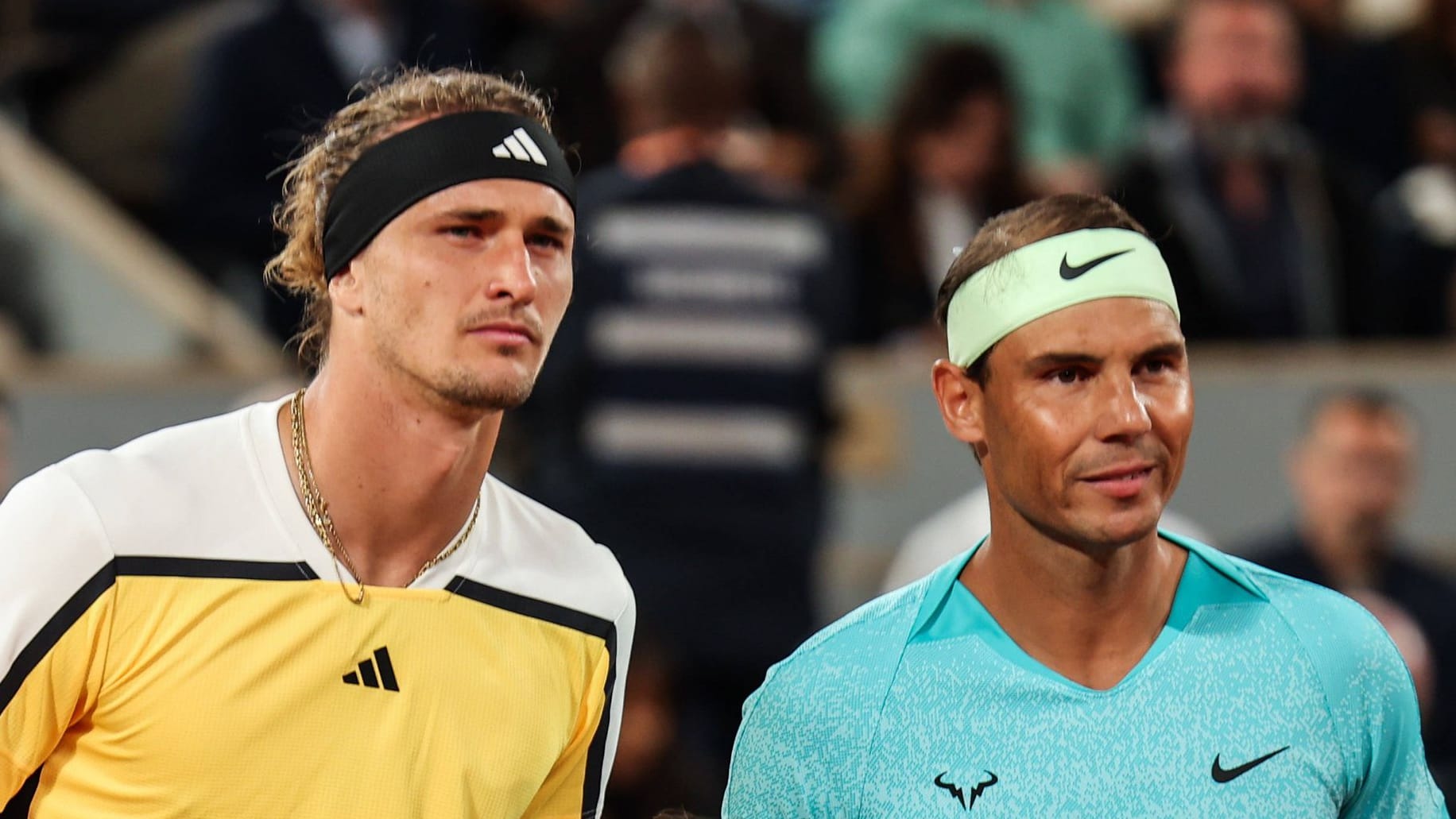 Rafael Nadal (right) next to Alexander Zverev (archive picture): The Hamburger relies on the Spanish tennis icon and his family to get back into shape.