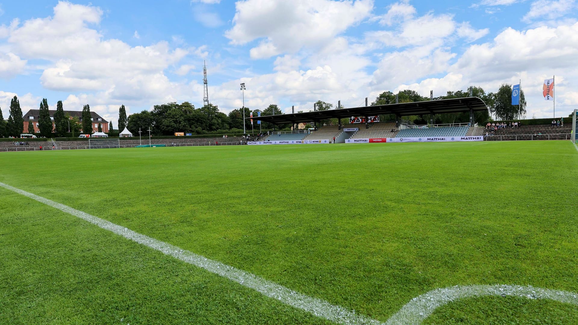 Stadium in Verden: The DFB Cup game should take place here.
