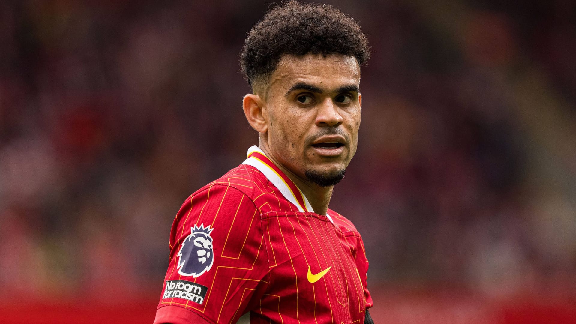 View towards Munich? Luis Díaz from FC Liverpool.