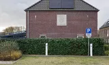 There is a nesting stone for bats in the side wall of a home in the new -build district of Parijsch in Culemborg. Photo Walter Autumn   
