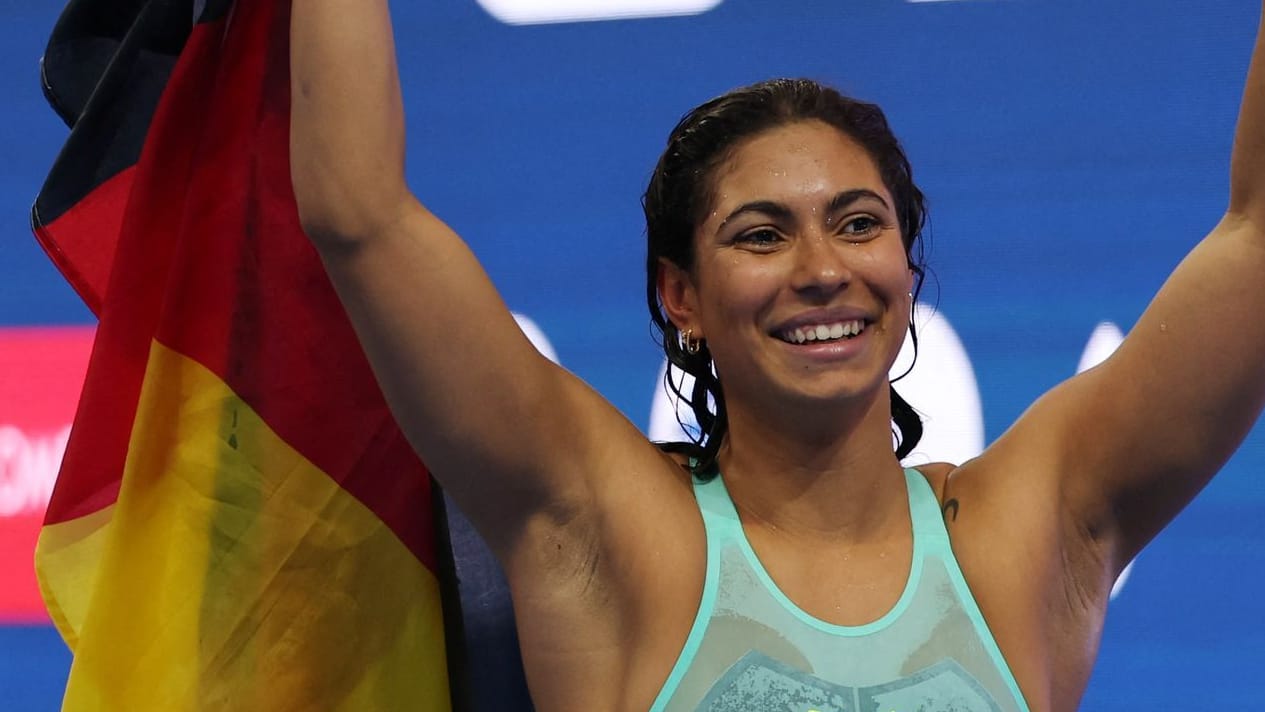 Anna Elendt: The German swimmer surprised in Singapore.