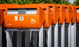PostNL has removed thousands of mailboxes in recent years. Here are the unused buses in a storage in Breda.