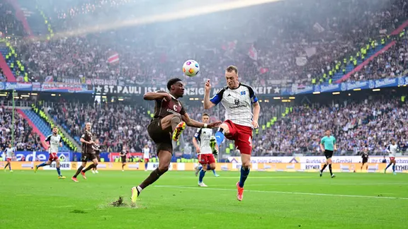 Scene from the city derby HSV - FC St. Pauli