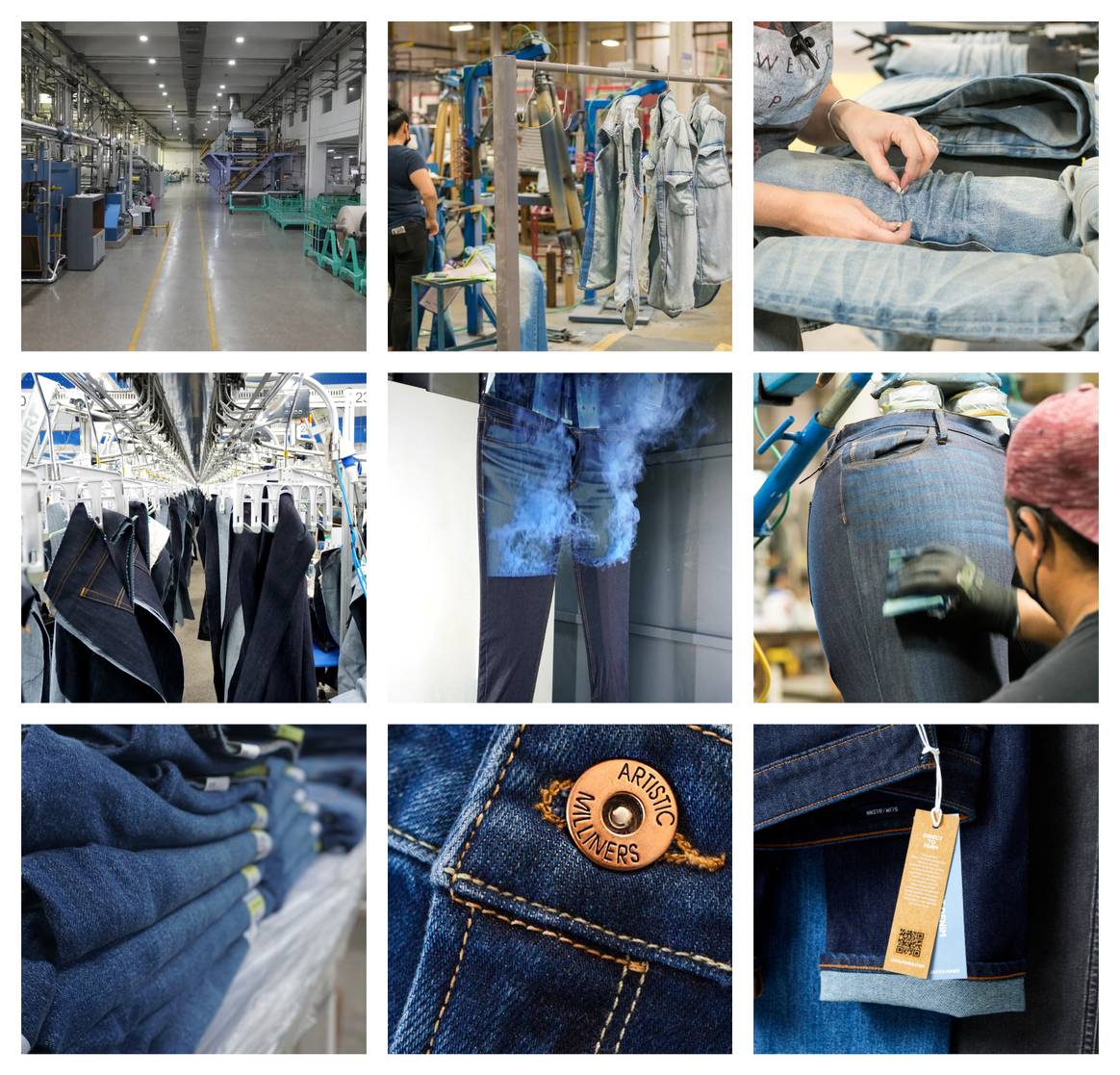 Denim production - vertically integrated production company Artistic Milliners