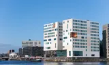   The Palace of Justice and the Public Prosecution Service on the IJdok in Amsterdam. 