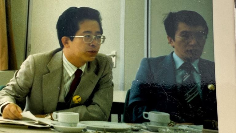 Japanese survivors of the atomic bombs visiting Tilburg (photo: Beatrijs van der Weijden archive).