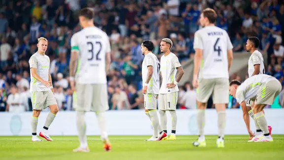Play scene Arminia Bielefeld against Werder Bremen.
