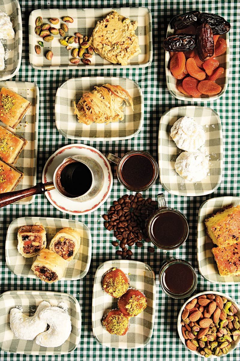 Table with food