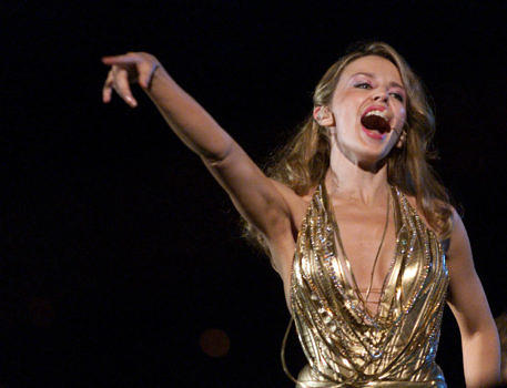 The title was the program: Kylie Minogue ended up in 2001 "Can't Get You Out of My Head" a hit