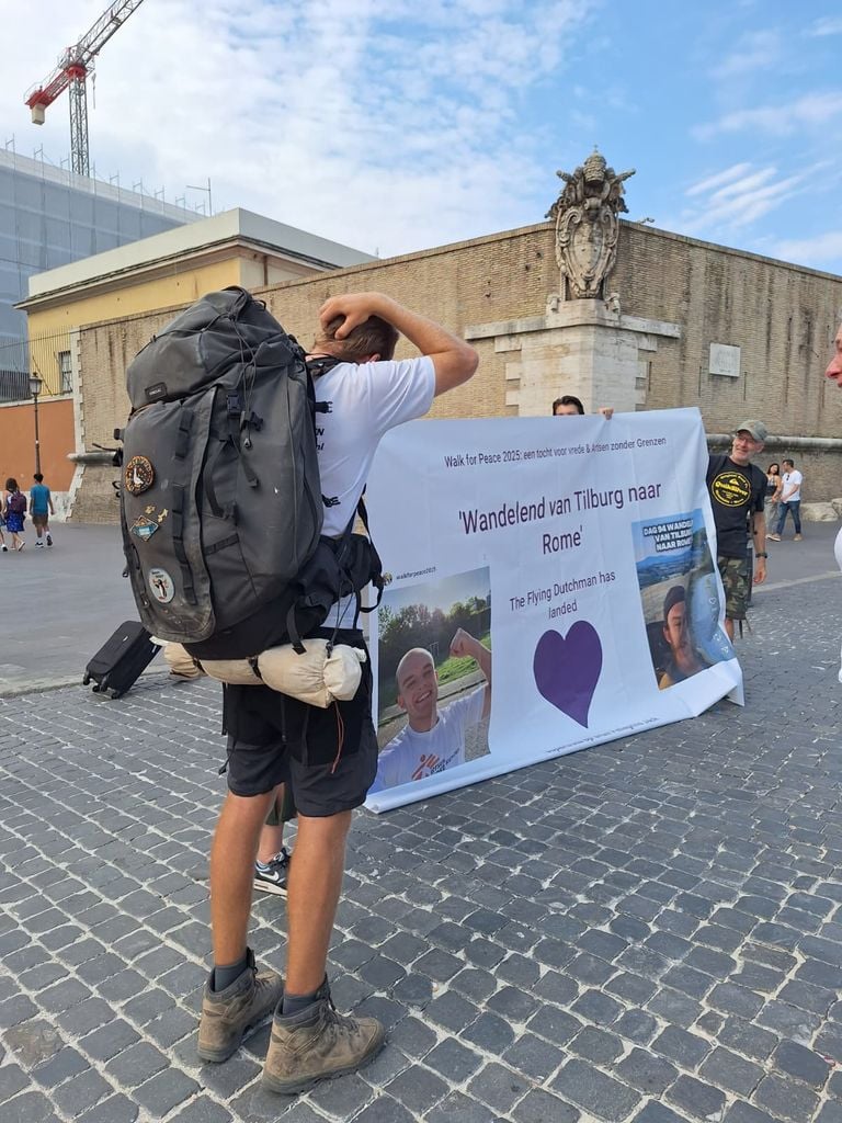 Discarding when his family was waiting for him in Rome (photo: Jack Schoneveld). 