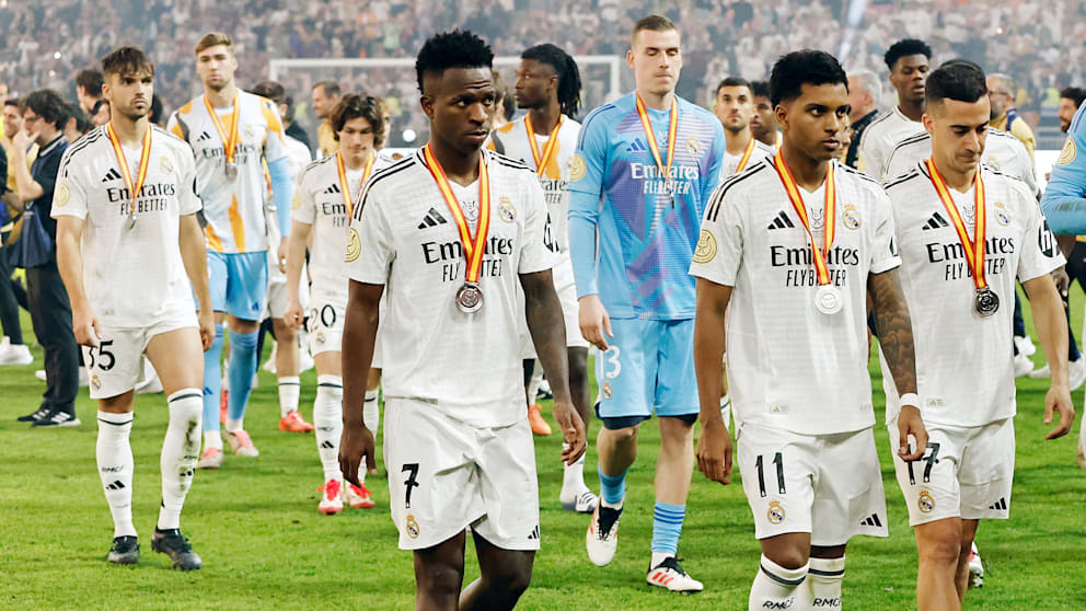 Vinicius Junior (links) und Rodrygo (Mitte)