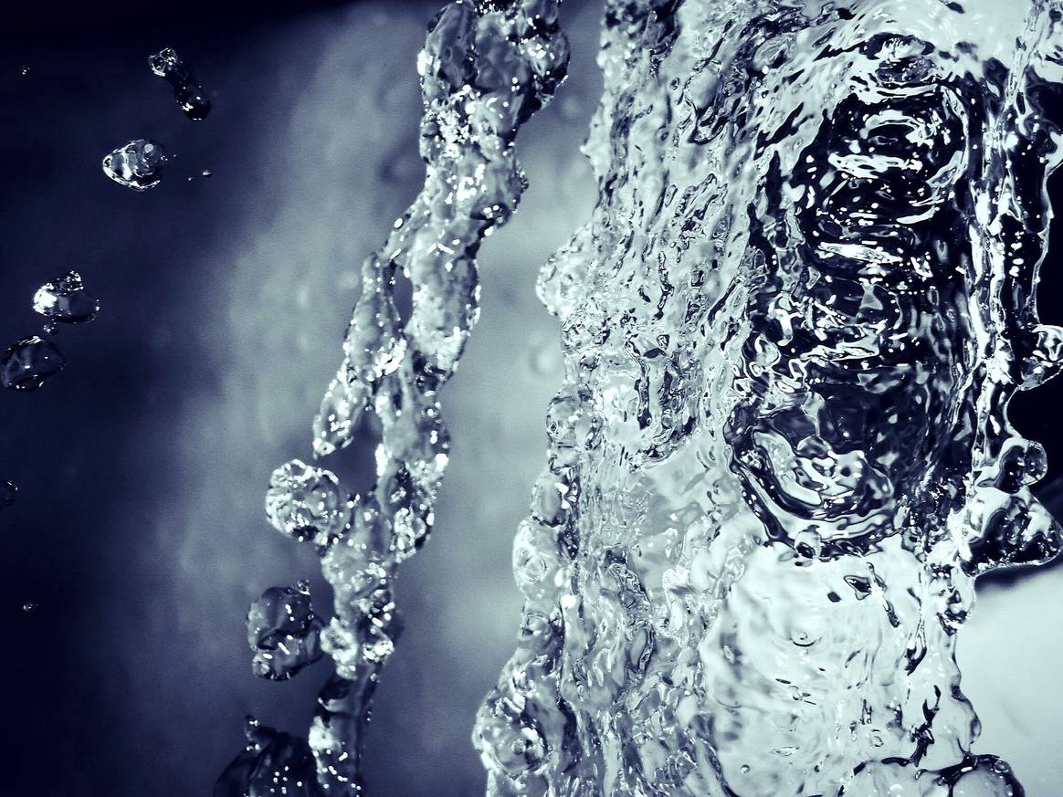 Precious water.