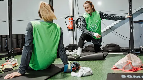 Wolfsburg's new goalkeeper Stina Johannes
