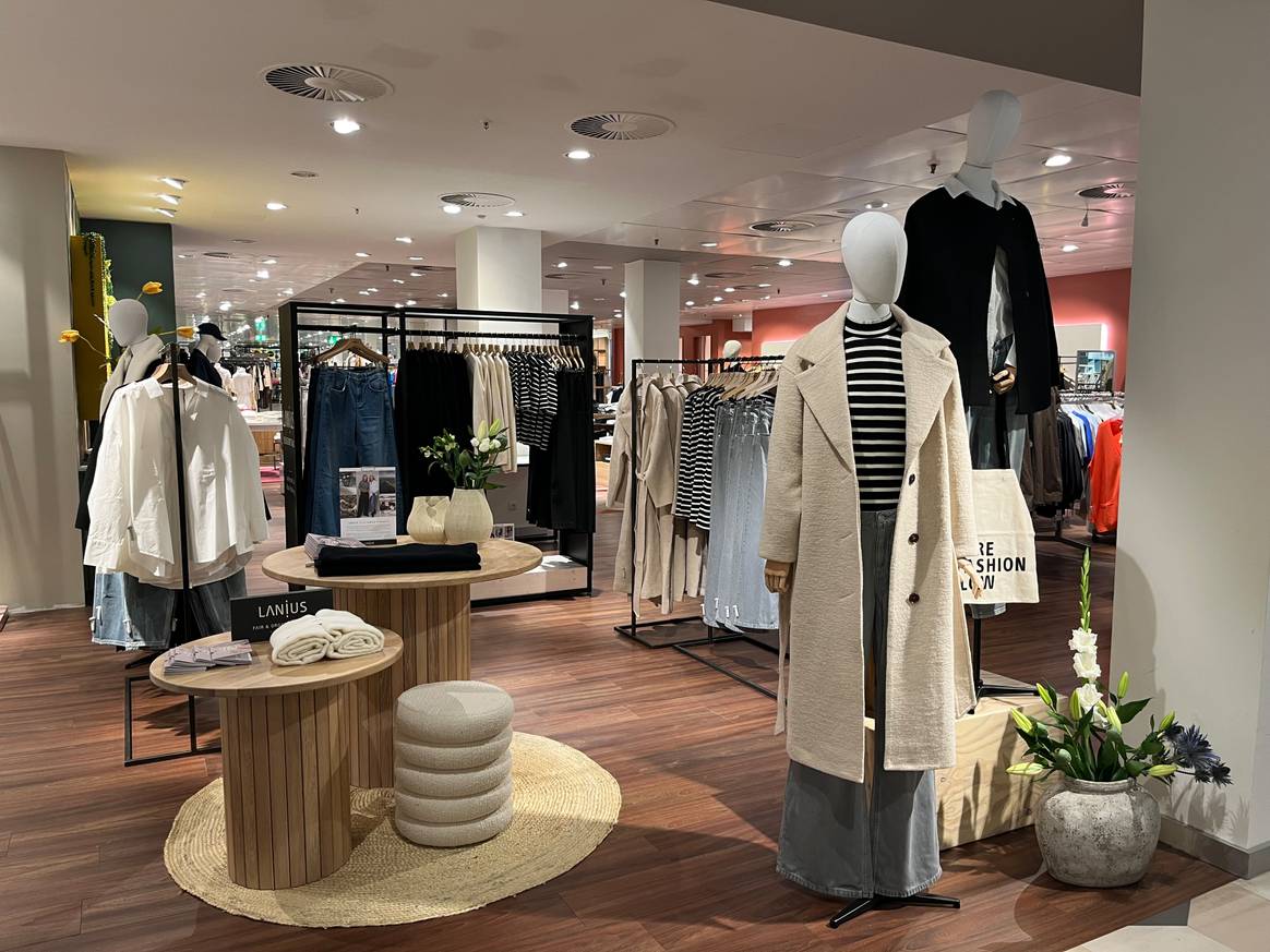 Lanius pop-up at Stackmann in Buxtehude.