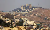 Silwan, with the concrete partition wall that shields the western Jordoever in the background.