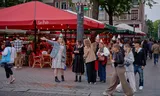 Friday evening on the Leidseplein in Amsterdam. The 17-year-old Lisa from Abcoude, who was killed in the night from Tuesday to Wednesday, was on the way back from the square. Photo Roger Cremers 
