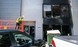 Fire damage at the Maroubra daycare center in the Jewish district Maroubra in Sydney, January 21.   