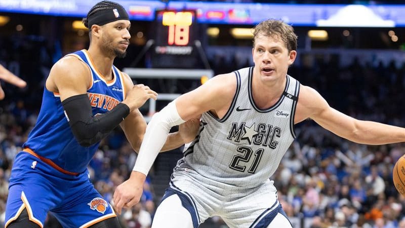 Moritz Wagner in the Orlando Magic jersey: The 28-year-old has been playing in the NBA since 2018.