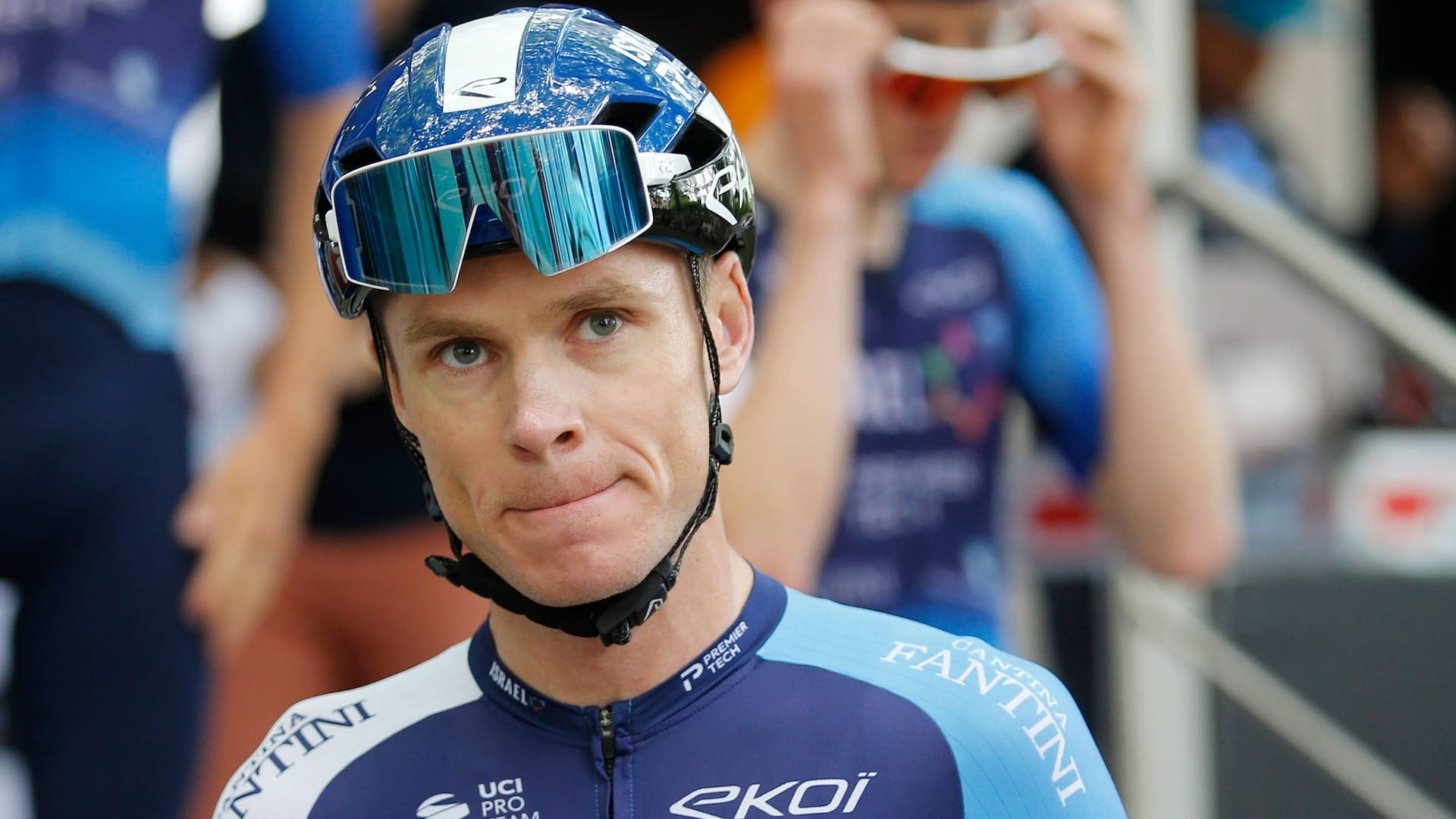 Chris Froome: The cyclist rushed hard in training.