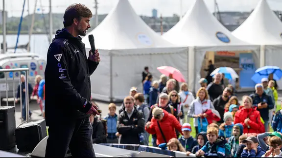 Boris Herrmann at Ocean Race Europe 2025 in Kiel