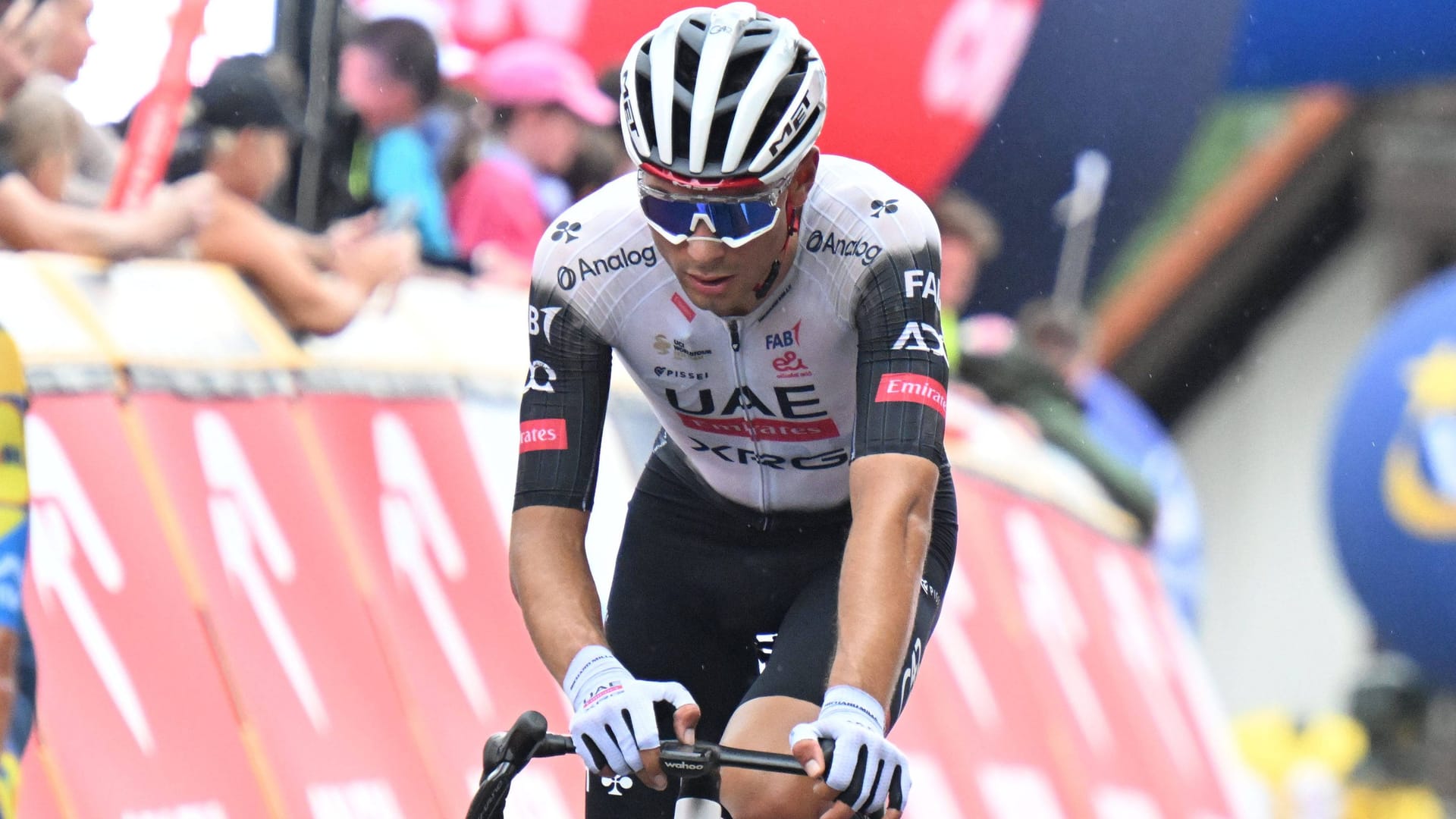 Filippo Baroncini, here on the second stage of the Poland tour: the cycling professional has been seriously an accident.
