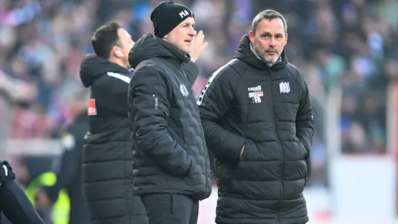 Marco Antwerp (left) and Frank Döpper (coaching duo of VfL Osnabrück)