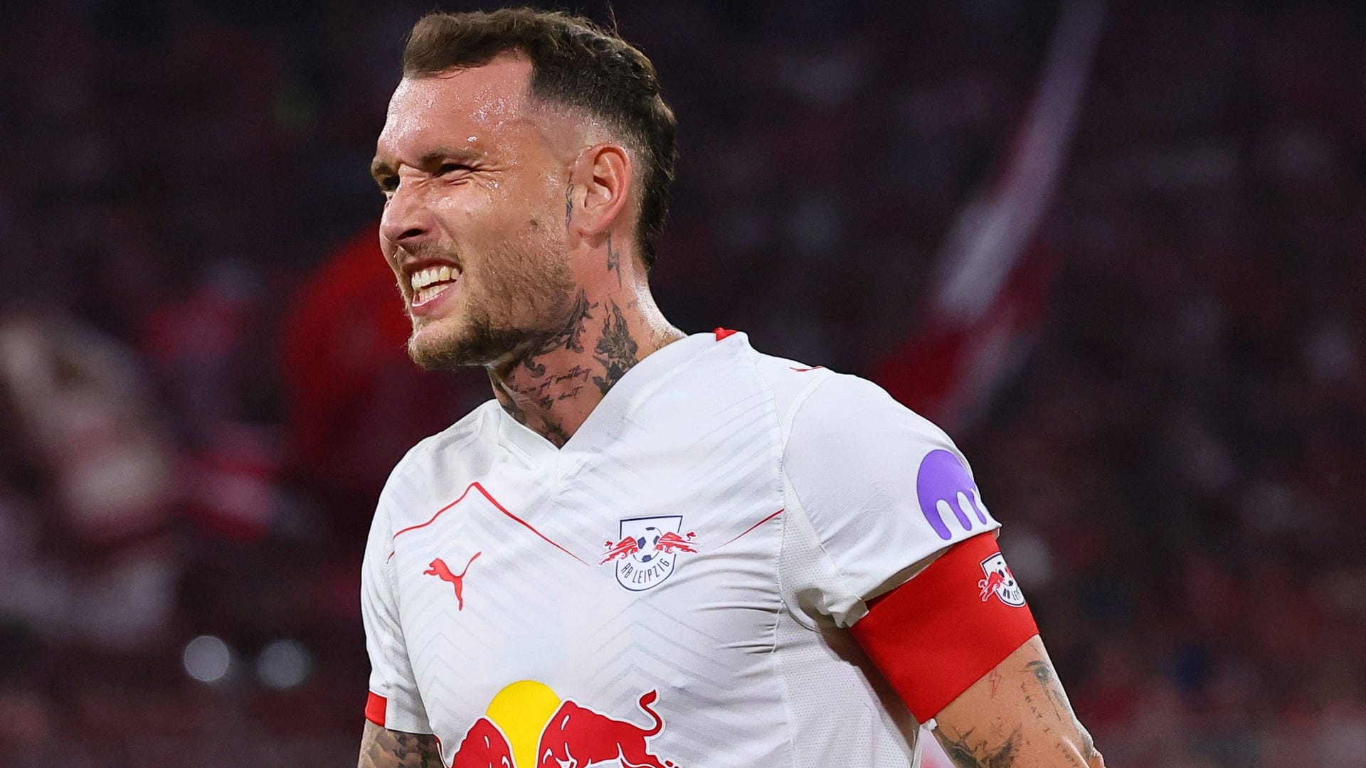 David Raum: The Leipzig captain was anything but satisfied.
