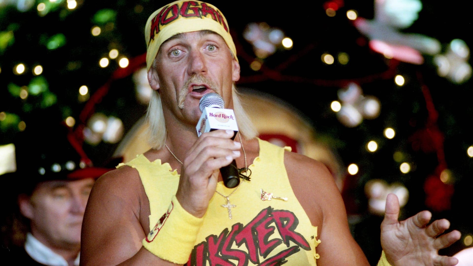 Hulk Hogan (archive picture): He was also a dazzling but controversial figure away from the wrestling.