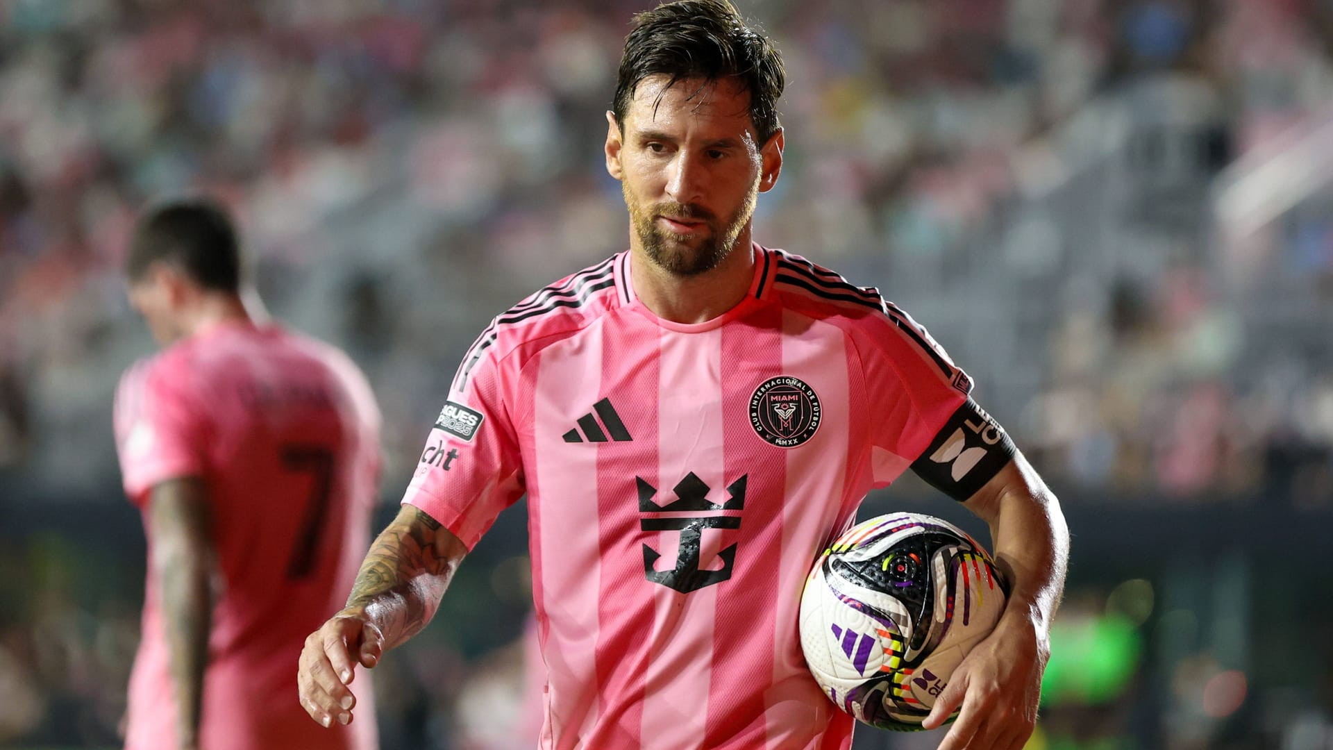 Lionel Messi plays for Miami FC in the American MLS.