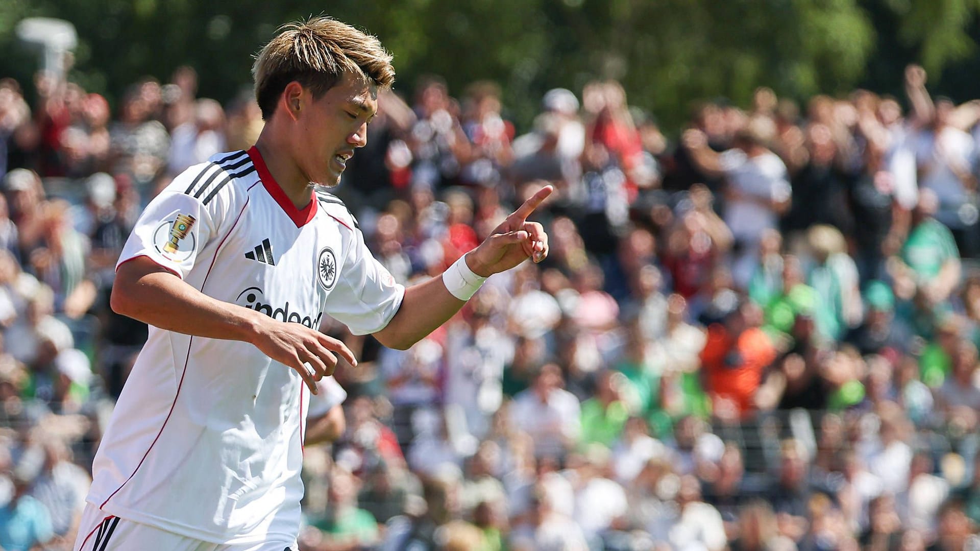 Ritsu Doan made a strong debut for Eintracht Frankfurt.