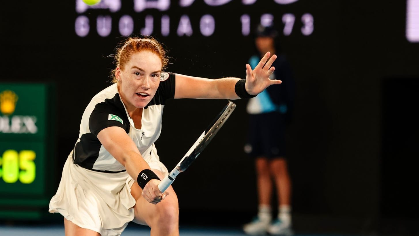 Ella Seidel, here at the Australian Open: The 20-year-old is currently in 127th place in the world rankings.