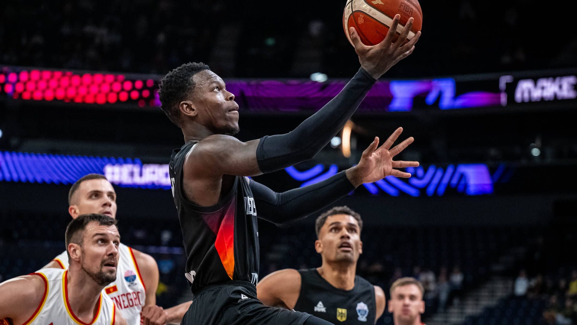 Dennis Schröder on the ball: The professional became Germany's best thrower.