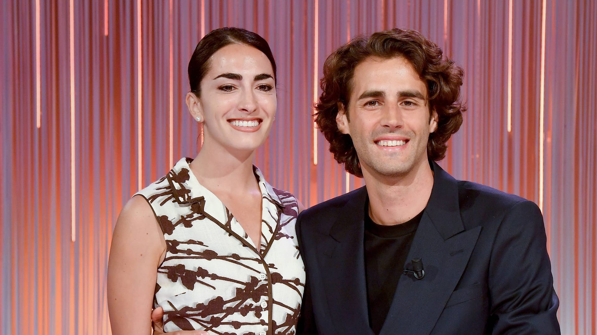 Gianmarco Tamberi (right) and his wife Chiara: The two have now become parents.
