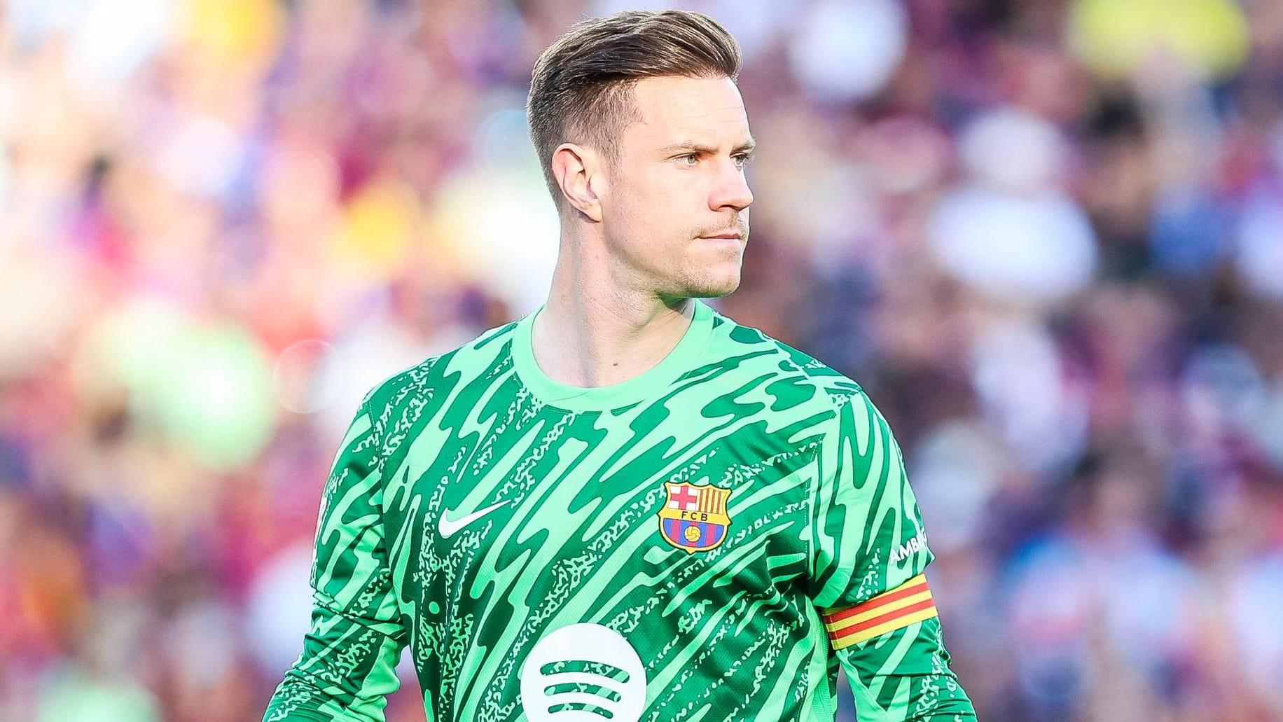 Sorted out: Marc-André Ter Stegen and FC Barcelona have a conflict.