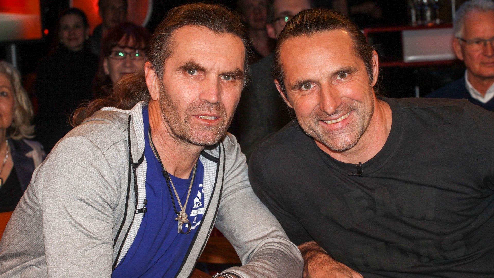 Thomas Huber (left) with his brother Alexander Huber: The extreme mountaineers are as "Huberbuam" known.
