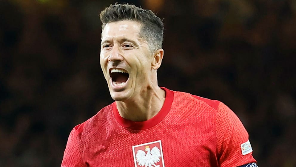 Seit seinem Nationalmannschafts-Debüt 2008 hat Robert Lewandowski (37) 157 Länderspiele für Polen gemacht (84 Tore)
