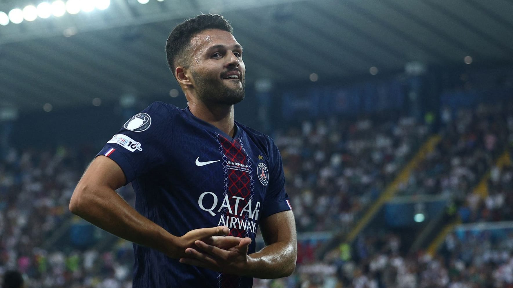 Gonçalo Ramos cheers: He brought PSG the equalizer late.