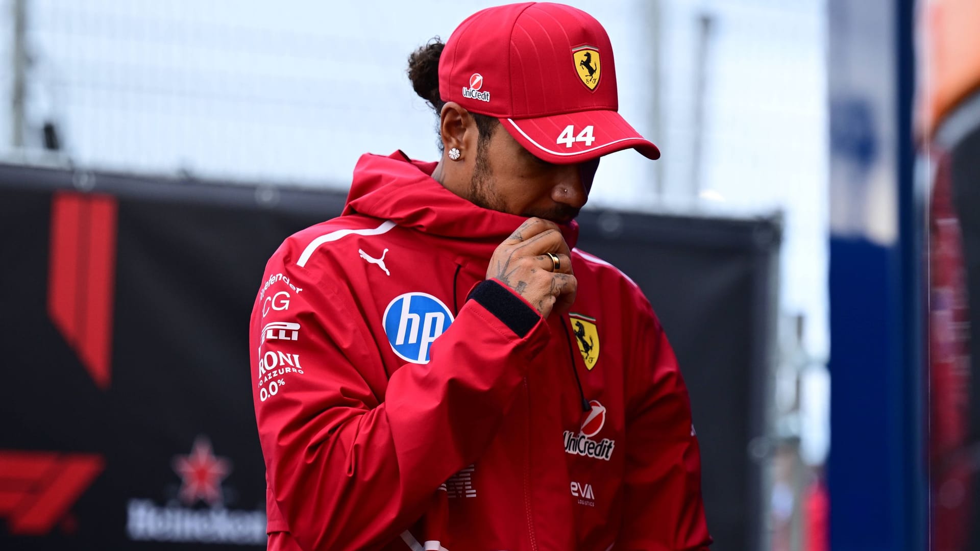 Lewis Hamilton on the edge of the race weekend in Zandvoort: The seven -time world champion has been driving for Ferrari since this season.