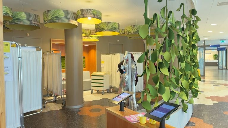 The exhibition at the Jeroen Bosch Hospital about the health gap (photo: Megan Hanegraaf).