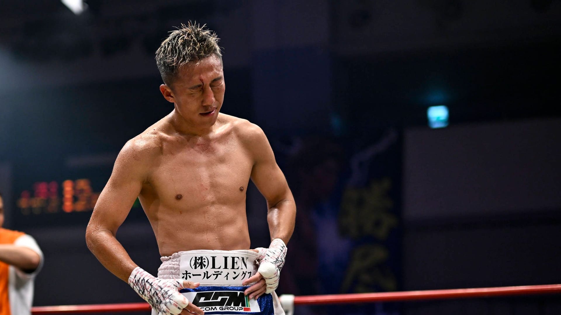 Shigetoshi Kotari after his fight on August 2nd: Shortly afterwards the boxer lost consciousness.