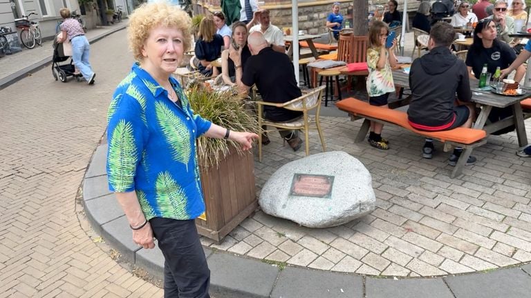 Beatrijs van der Weijden was one of the initiators of the monument (photo: Jos Verkuijlen)