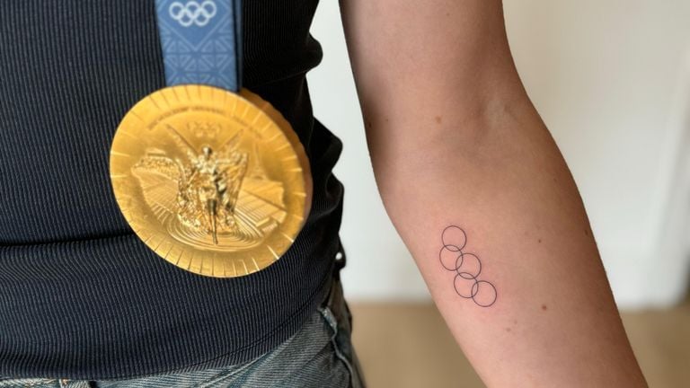 The tattoo of Marleen Jochems (photo: private).