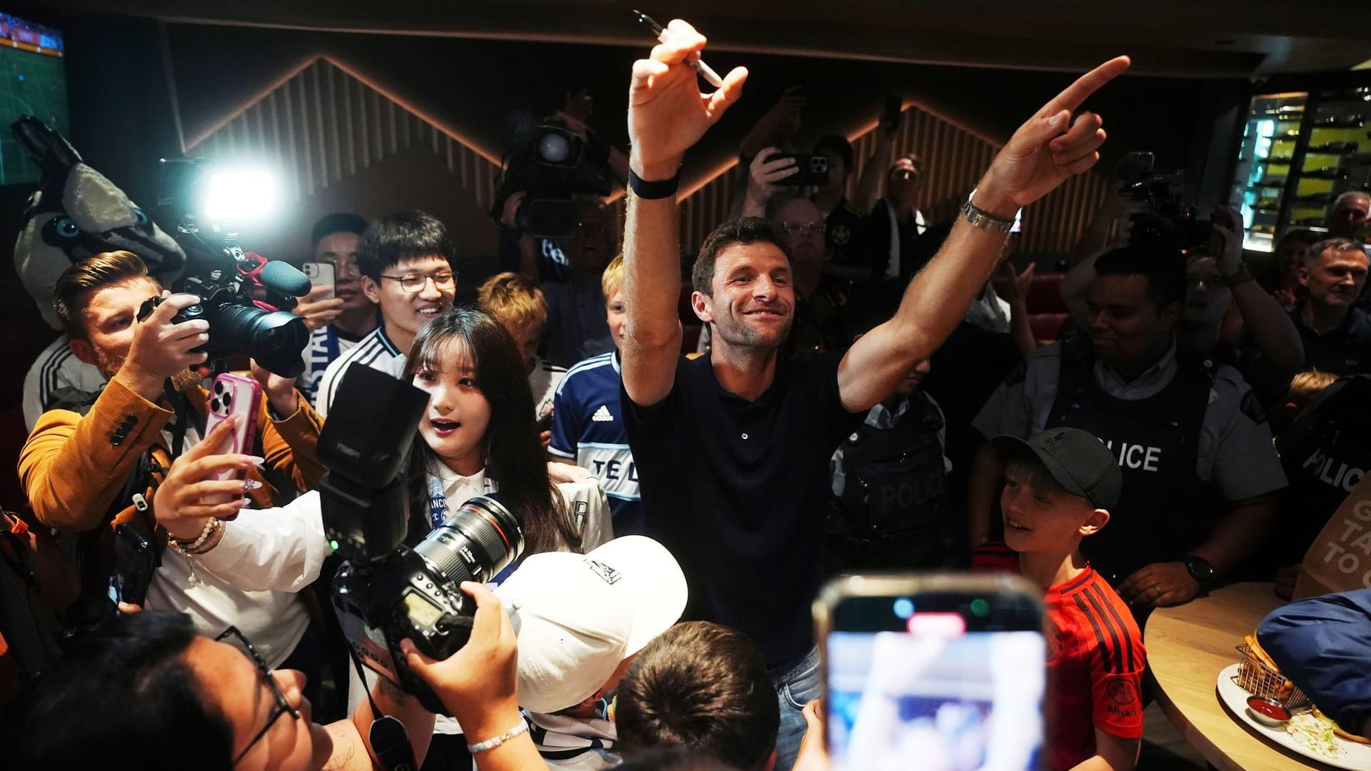 Thomas Müller: The ex-Bayer arrived on Thursday at his new club, the Vancouver Whitecaps.
