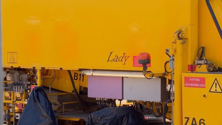 Because the machine is cared for so well, it has been nicknamed 'The Lady' (photo: Omroep Brabant). 